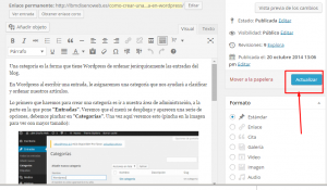 Cómo crear una entrada en WordPress